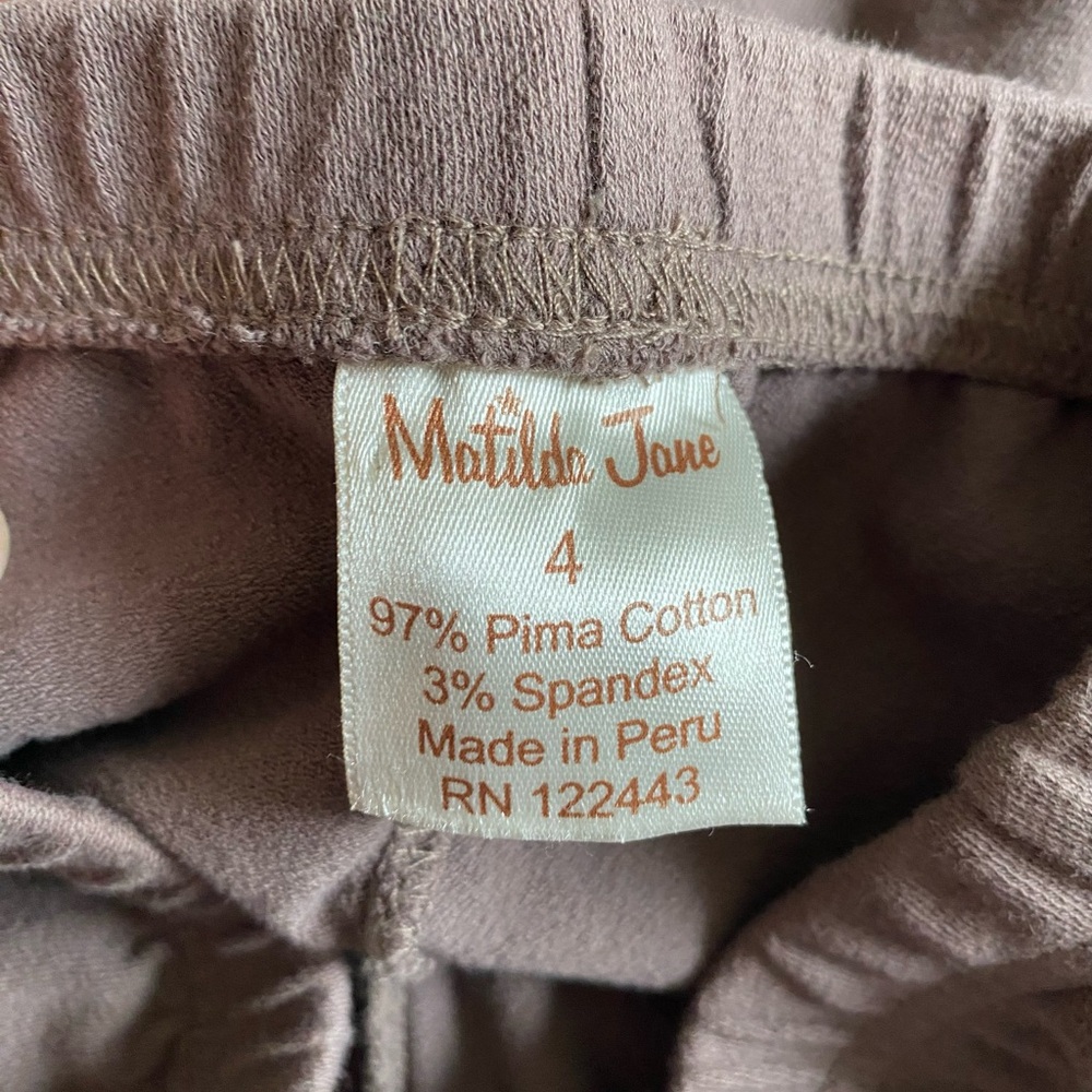 Matilda Jane Gray Ruffle Pants - Picture 4 of 6